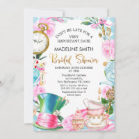 No llegues tarde a Alice en la ducha de novias en