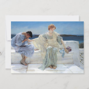 Invitación No más preguntas de Alma Tadema, Boda