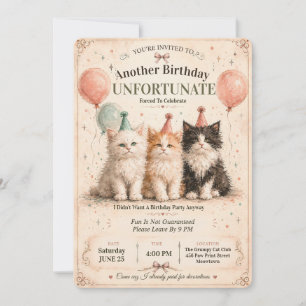 Invitación No Me Gusta Mi Fiesta De Cumpleaños