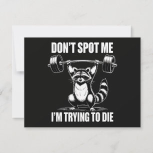 Invitación No me veas estoy tratando de morir