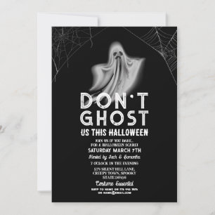 Invitación No nos engañes esta Halloween