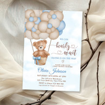 No Podemos Esperar Globo Aerostático Baby Shower