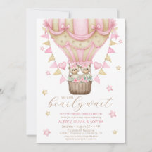 No Podemos Esperar Más Baby Shower de Gemelas