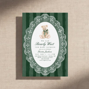 Invitación No Podemos Esperar Más Baby Shower de Raya Evergre