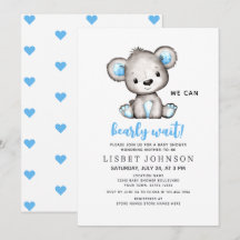 No Podemos Esperar Más Oso De Peluche Azul Fiesta 