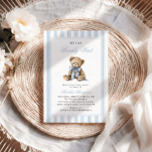 No Podemos Esperar Más Oso de Peluche Baby Shower
