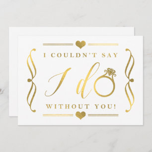 Invitación No podría decir que lo hago sin ti   RELIEVE METAL