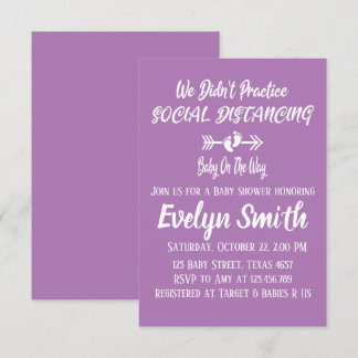 Invitación No practicamos la distancia social