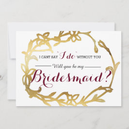 Invitación No puedo decir "Lo hago" sin ti | Noviaria