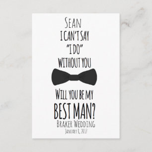 Invitación No puedo decir que lo hago sin ti, mejor boda