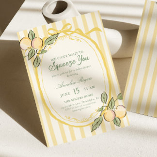Invitación No puedo esperar para abrazarte | Ducha de Bebé de