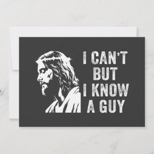 Invitación No Puedo Pero Conozco a un Tipo Fe Cristiana