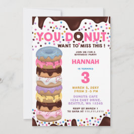 Invitación no quieres perder esta fiesta de cumpleaños de don