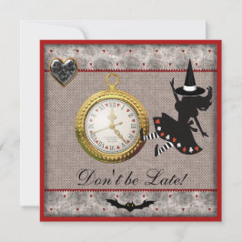 Invitación No sea última bruja de Alicia que el fiesta de