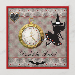 Invitación No sea última bruja de Alicia que el fiesta de