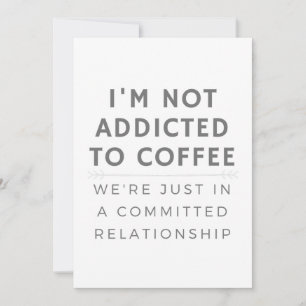 Invitación No Soy Adicto Al Café