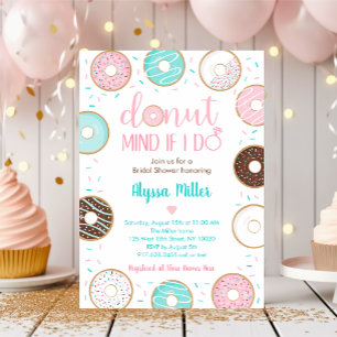 Invitación No Te Importa Si No Hago Ducha De Novias