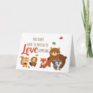 Invitación No tienes que hacer juego para amar a alguien - Fo