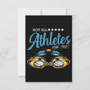 Invitación No Todos Los Atletas Llevan Zapatos Divertidos Nad