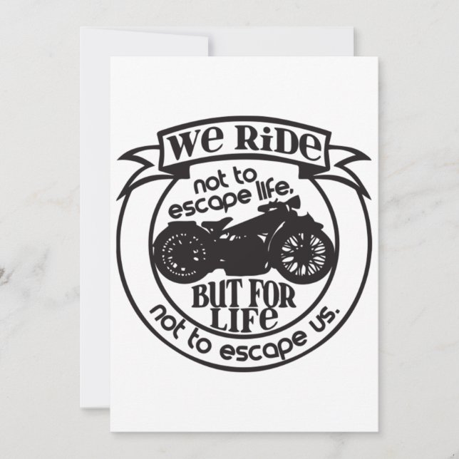 Invitación No Viajamos Para Escapar De La Vida Sino Para (Anverso)