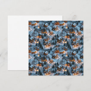 Invitación Noche antes de los Navidades - Luz tenue de sereni