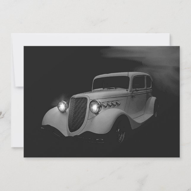 Invitación Noche Blanca Caliente Cumpleaños (Anverso)