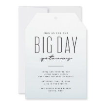 Noche de agua azul de la boda de destino simple di