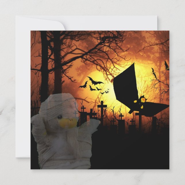 Invitación Noche de Brujas  (Anverso)