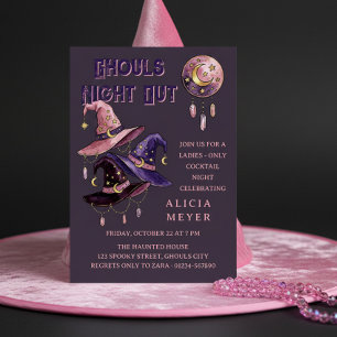 Invitación Noche de brujas Fiesta de brujas de Halloween