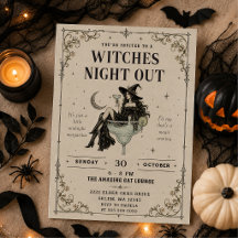 Noche de Brujas Vintage Fiesta de Halloween