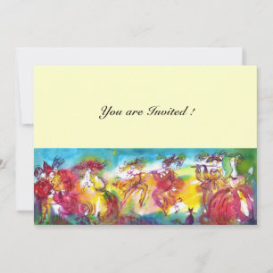 Invitación NOCHE DE CARNAVAL, Masqureade del Mardi Gras, Danz