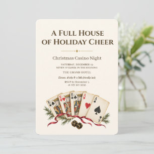 Invitación Noche de Casino en Glam Full House Navidad 