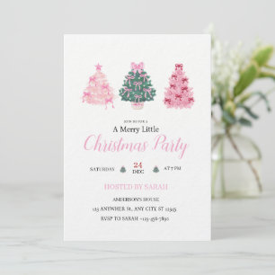 Invitación Noche de Chicas Divertida Fiesta de Navidad