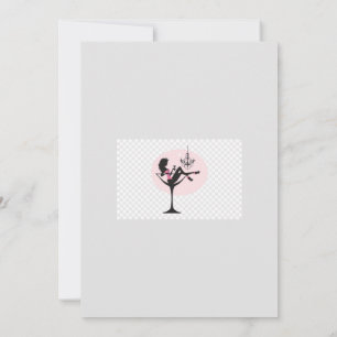 Invitación Noche de chicas (tarjeta de estilo vintage)