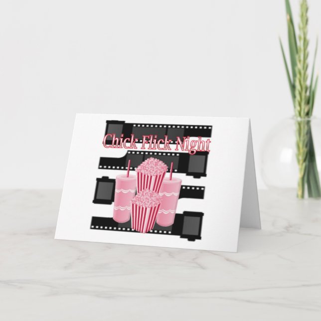 Invitación Noche de Chick Flick (Anverso)