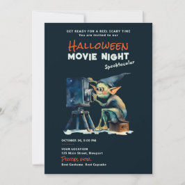 Invitación Noche de cine de Halloween Spooktacular Gremlin Os