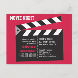 Invitación Noche de Cine del Consejo de Administración Fiesta
