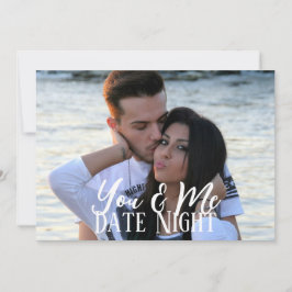 Invitación Noche de citas You & Me con foto