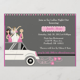 Invitación Noche de damas afuera