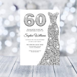 Invitación Noche de Diamante Vestidas Mujeres Fiesta de Cumpl<br><div class="desc">Vestido de Diamante Esparkle Mujeres 60º cumpleaños Invitación a la invitación y artículos coincidentes en nuestra tienda</div>