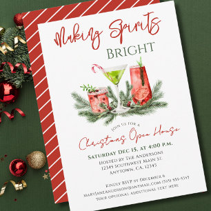 Invitación Noche de Espíritus Brillantes Casa Abierta de Navi