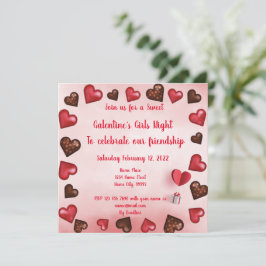 Invitación Noche de Galentines Chicas