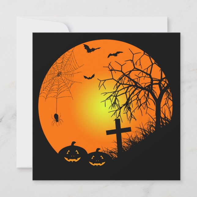 Invitación Noche de Halloween (Anverso)