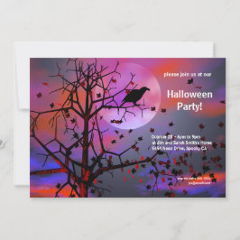 Invitación Noche de la fiesta de Halloween