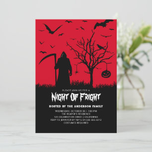 Invitación Noche de la fiesta de Halloween para adultos de la