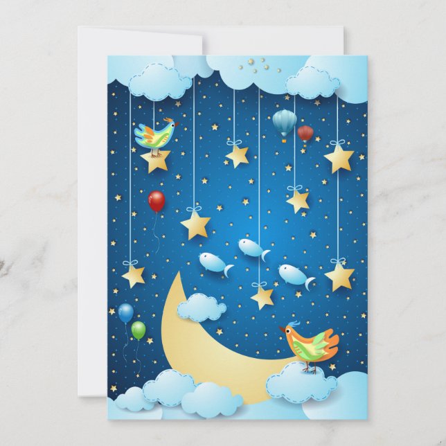 Invitación Noche de la luna grande (Anverso)