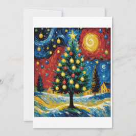 Invitación Noche de Navidades Starry