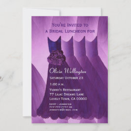 Invitación Noche de Novia o colchón morado de brunch