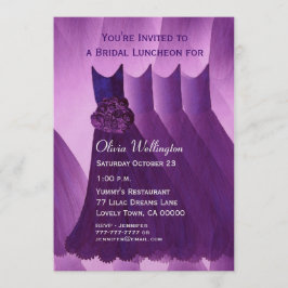 Invitación Noche de Novia o colchón morado de brunch