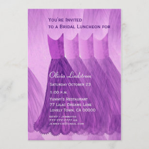 Invitación Noche de Novia o colchón morado de brunch
